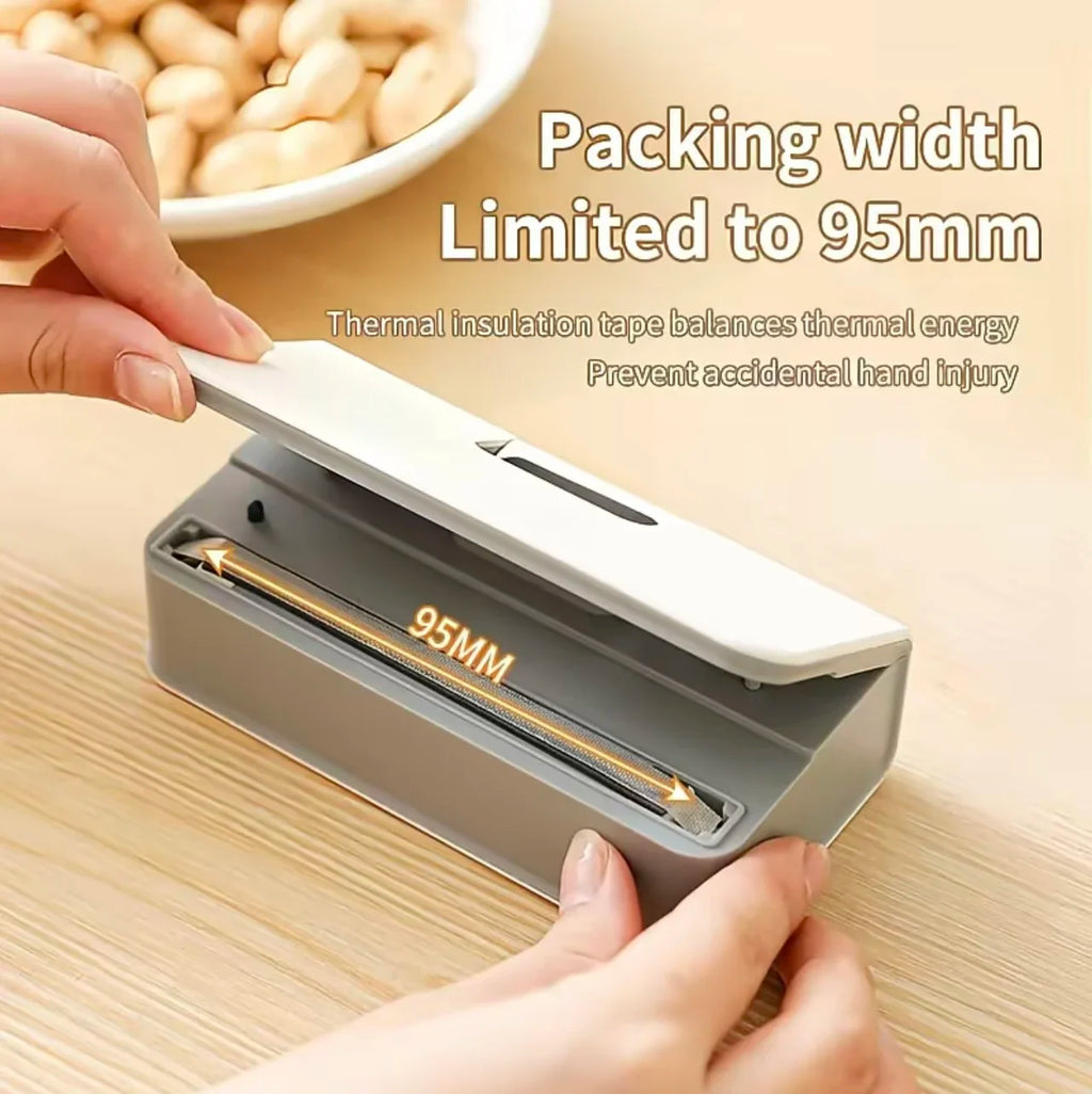 Plastic Bag Sealer Mini Heat Bag Sealing Machine Rechargeable Handheld Food Packaging Heat Sealer Thermal Bags Sealing Machine