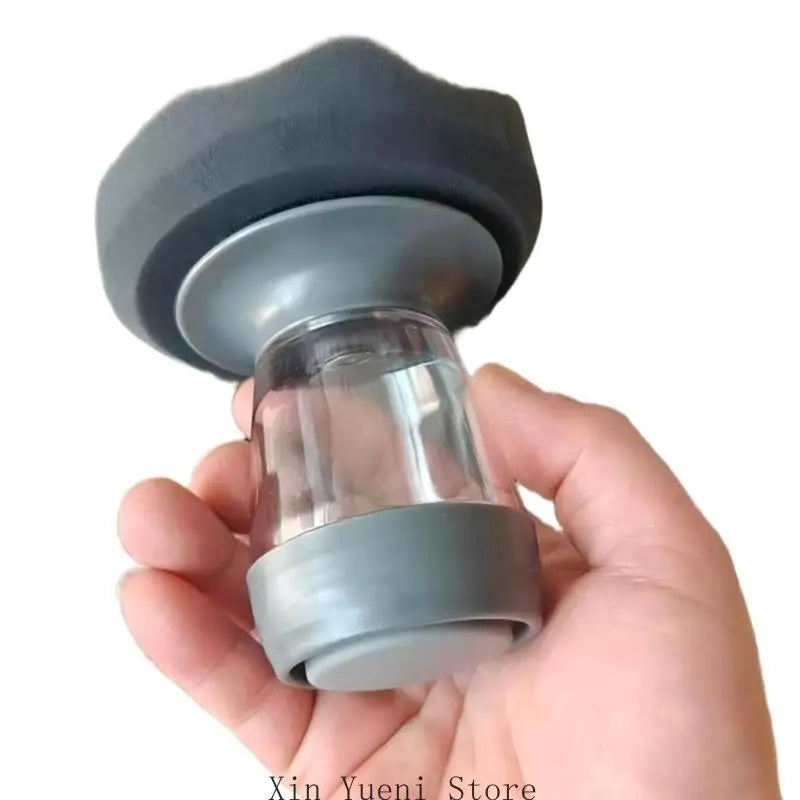 Reusable Tire Applicator Sponge with Press Top Reservoir for Smooth Polish Distribution in DIY Vehicle Detailing