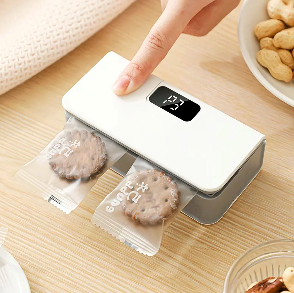 Plastic Bag Sealer Mini Heat Bag Sealing Machine Rechargeable Handheld Food Packaging Heat Sealer Thermal Bags Sealing Machine