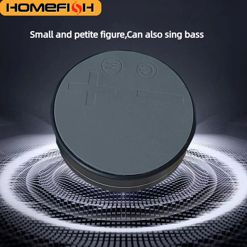 Portable Bone Conduction Bluetooth Speaker Mini Wireless Vibration Speaker HiFi Stereo TWS for Home Outdoor Travel